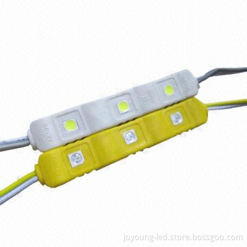Waterproof 3 LEDs module, Epistar, SMD 5050, 0.75W, 12V, IP65
